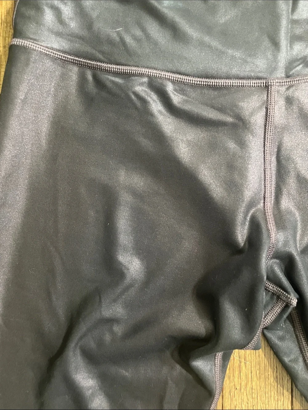 Athleta iridescent eggplant purple leggings